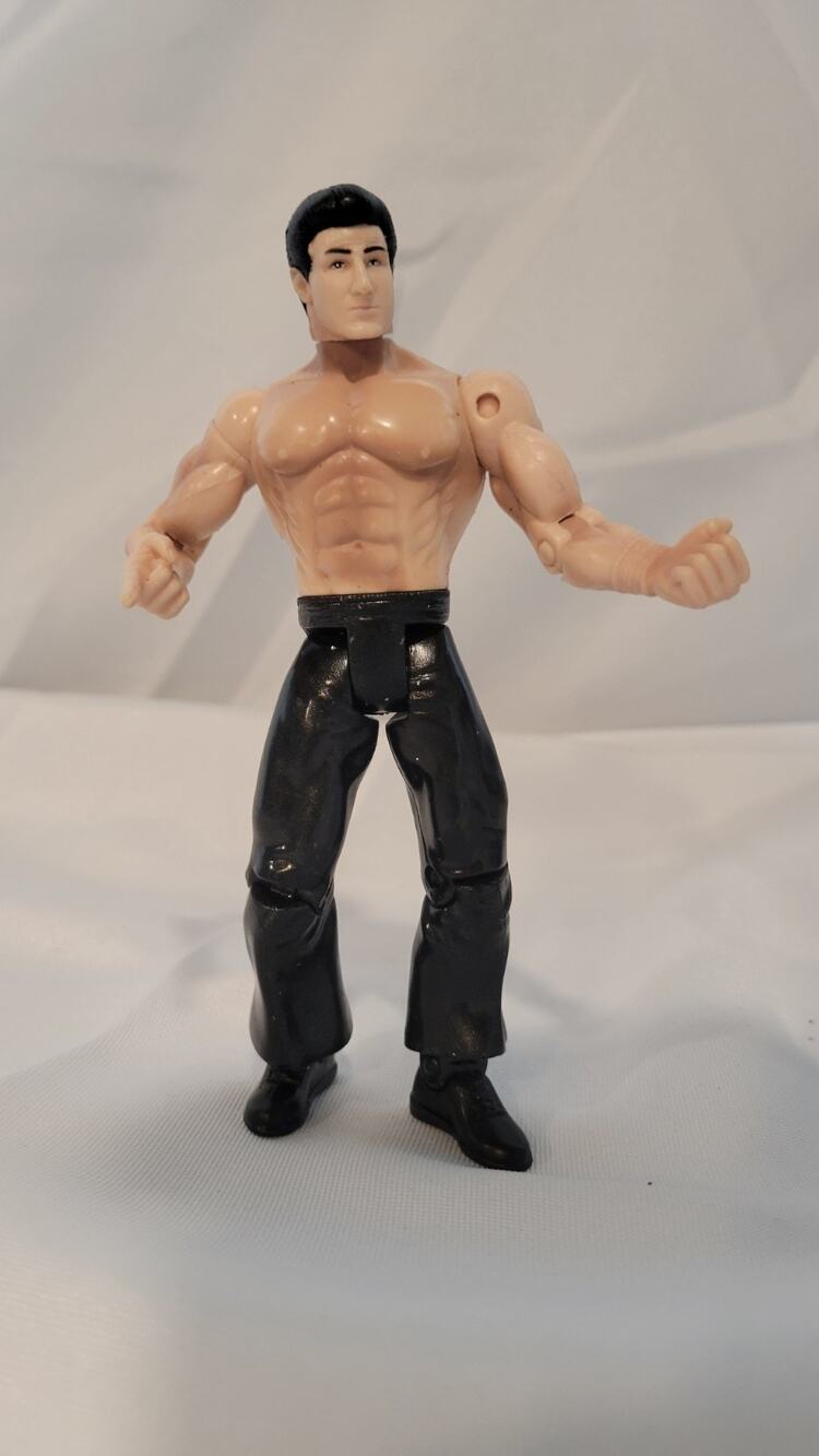 Vintage WCW Disco Inferno Action Figure Wrestling Black Pants Toy